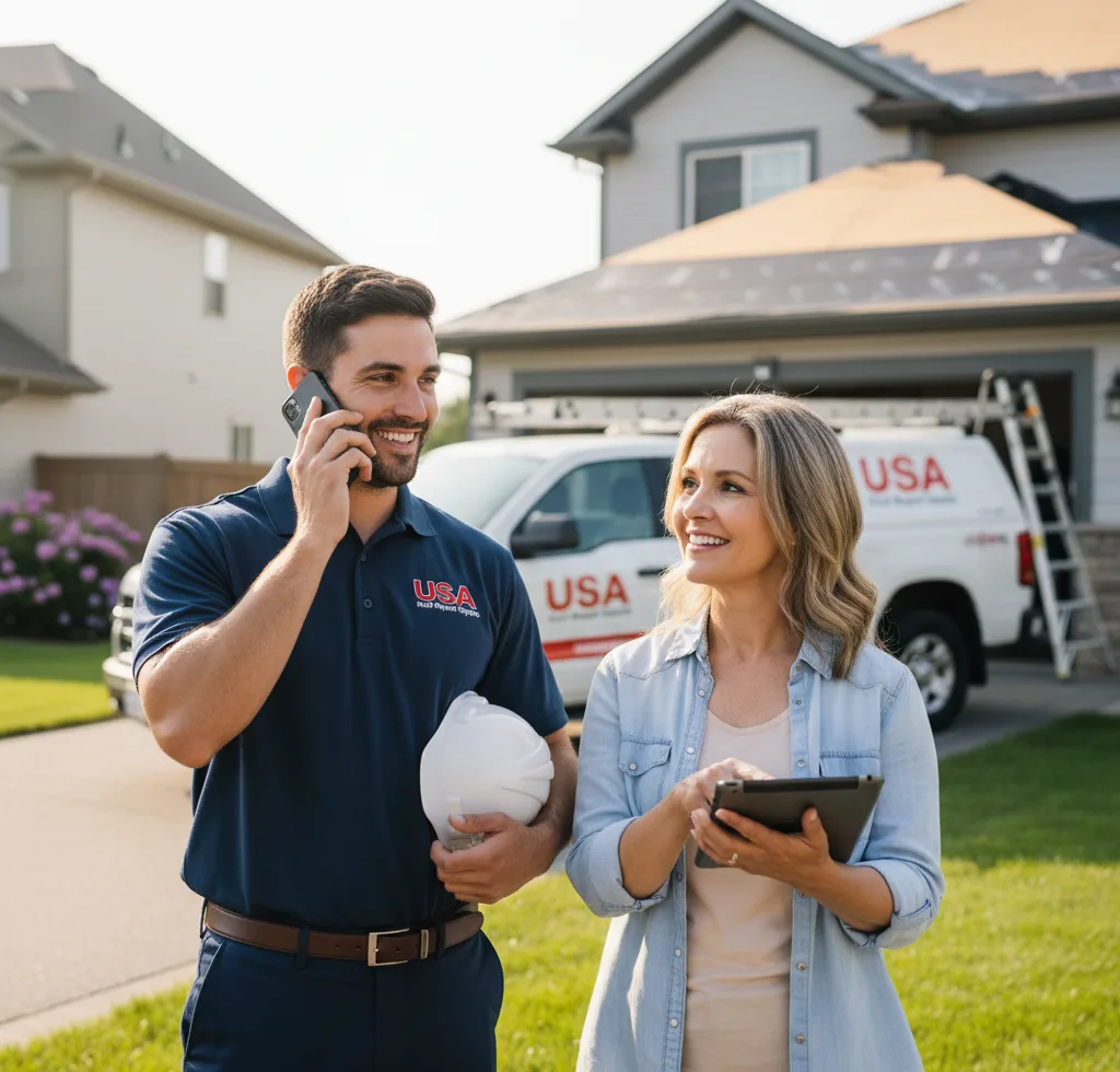 USA Roof Repair Experts customer support in Interlachen